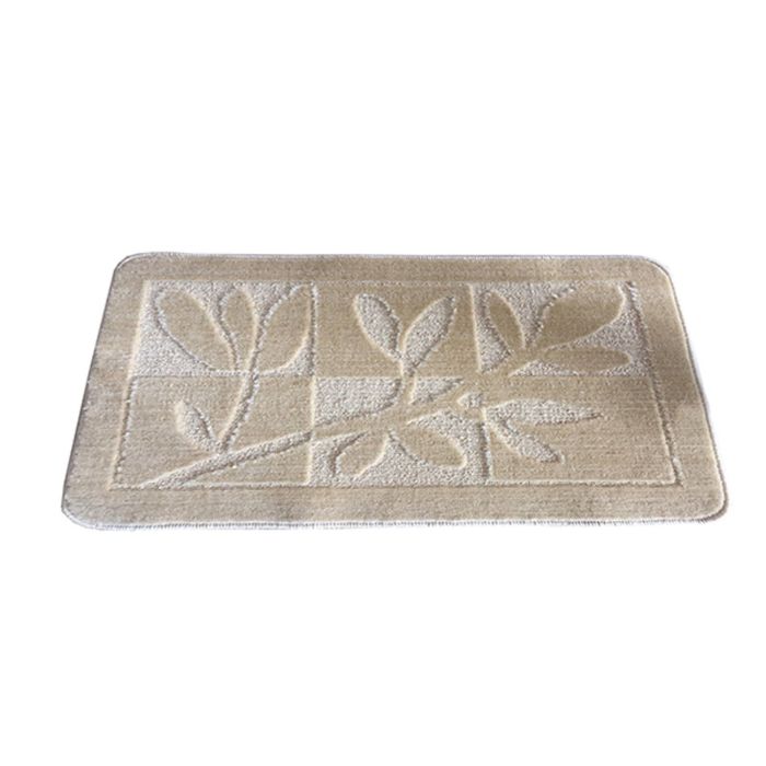 Коврик для ванной 50х80 см "Лавр", цвет бежевый
