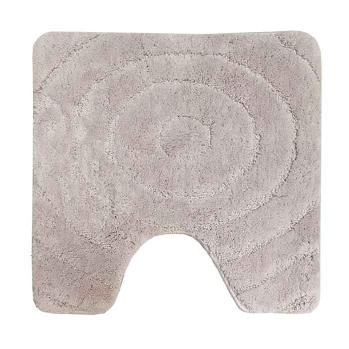 Коврик для ванной 55х55 см "Джулия", цвет розовый