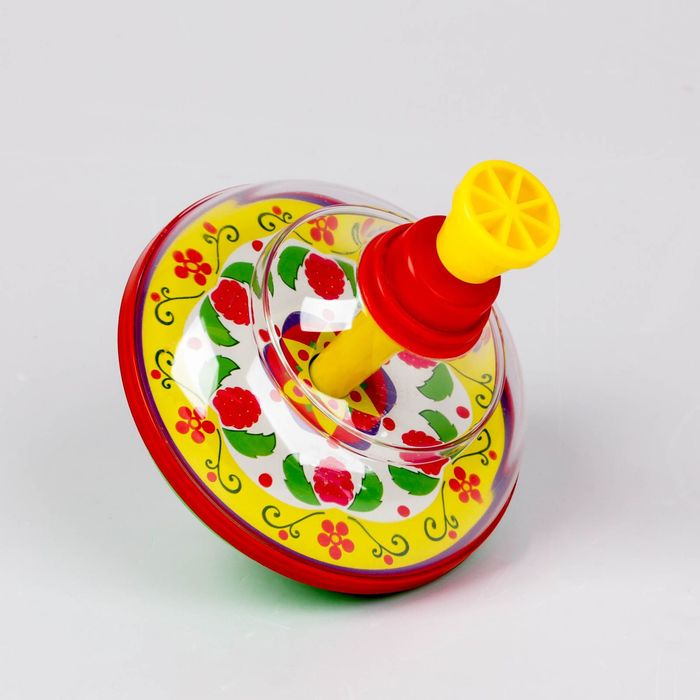 Юла малая прозрачная, диаметр - 12 см