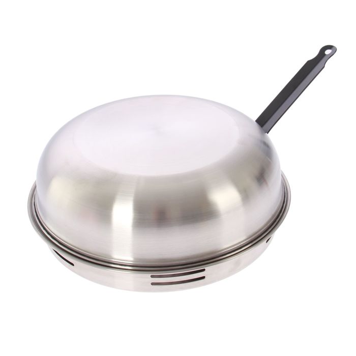 Сковорода 33 см "Гриль-газ", отверстие 11 см