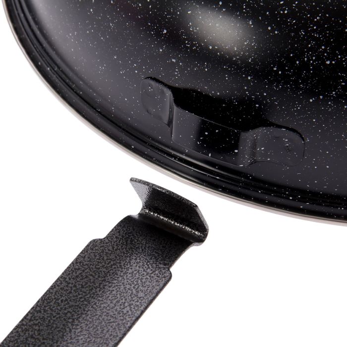 Сковорода 33 см "Гриль-газ", с антипригарным покрытием, отверстие 10,5 см