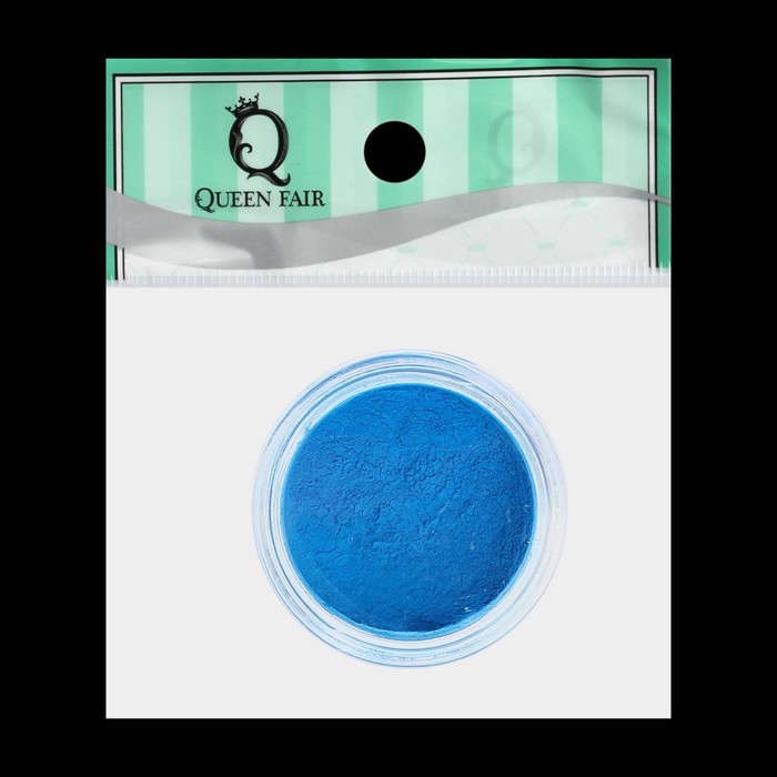 Пудра-пигмент для декора ногтей, 3гр, цвет неоновый голубой