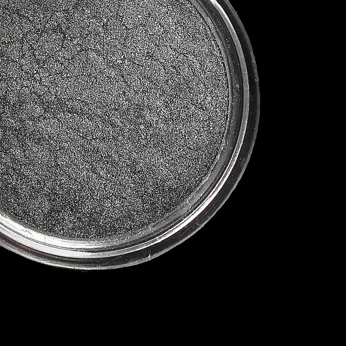 Втирка "Зеркальный блеск" для декора ногтей, 3гр, цвет серебристый