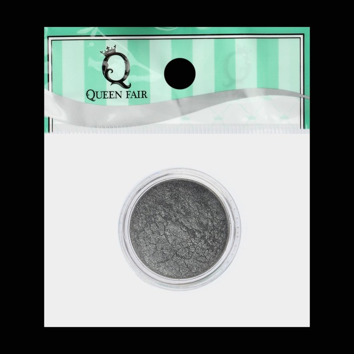 Втирка "Зеркальный блеск" для декора ногтей, 3гр, цвет серебристый