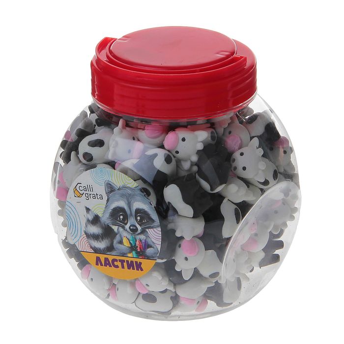 Ластик фигурный Корова МИКС