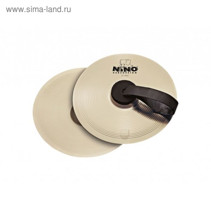фото Тарелки ручные nino percussion nino-ns20 8", пара, с ремнями