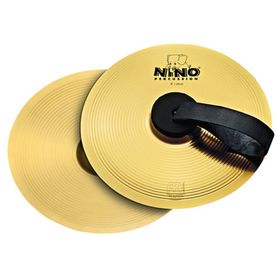 

Тарелки ручные Nino Percussion NINO-BR20 8", пара, с ремнями, латунь