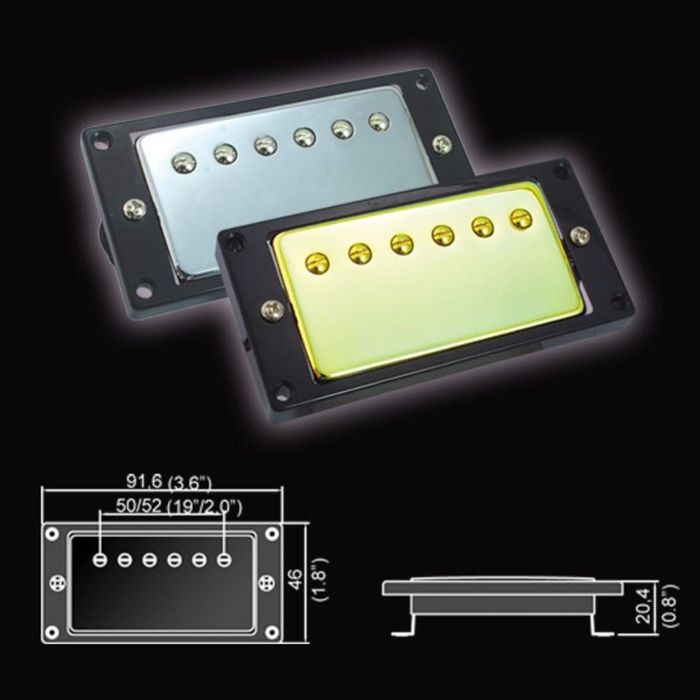 Звукосниматель Belcat BH-20(GD)Neck магнитный, хамбакер, нековый, золото
