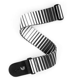 

Ремень для гитары Planet Waves P20S1508 Rock рисунок «Optical Stripes», белый