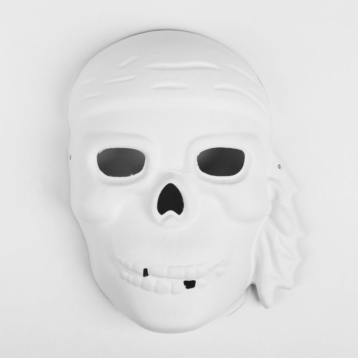 Основа для творчества и декорирования - маска на резинке "Пират"