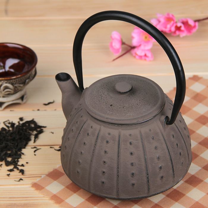 Чайник с ситом 800 мл "Рахель", цвет черный