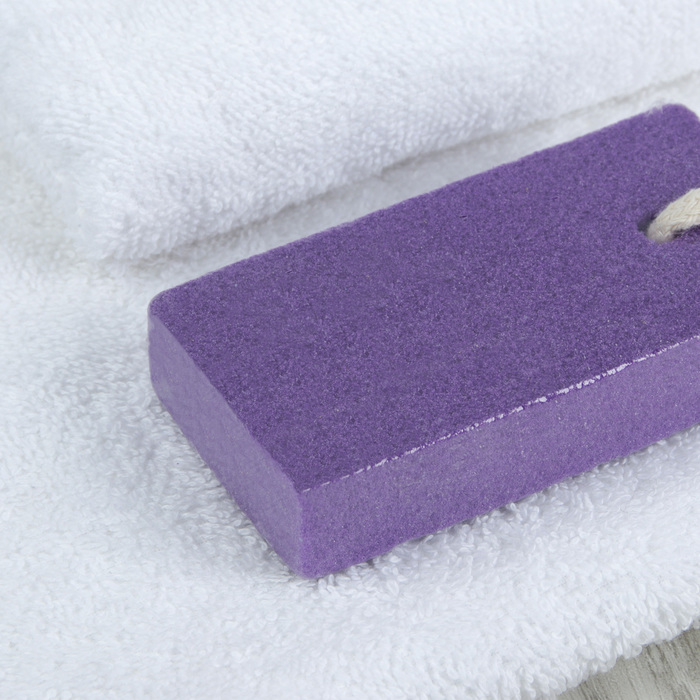 Пемза прямоугольная, цвета МИКС