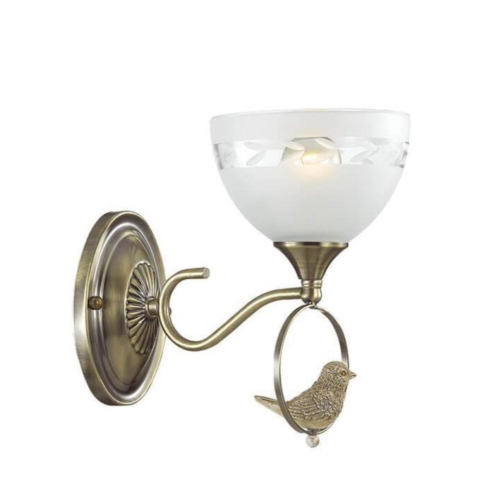 Бра HORAS 1x40W E27 бронза 24,5x15,3x23см