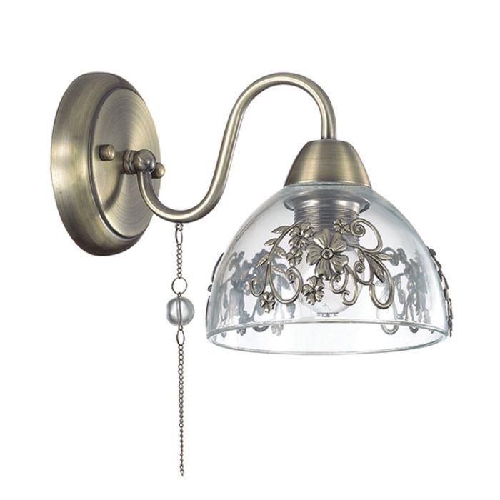 Бра ABSOLONA 1x60W E14 бронза 25x15x26см