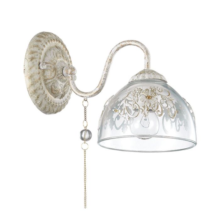 Бра ABSOLONA 1x60W E27 белый, золото 25x15x26см