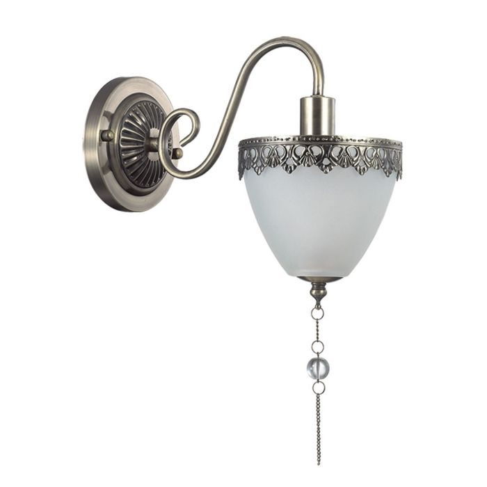 Бра BAPTISTO 1x40W E27 бронза 26x14x87см