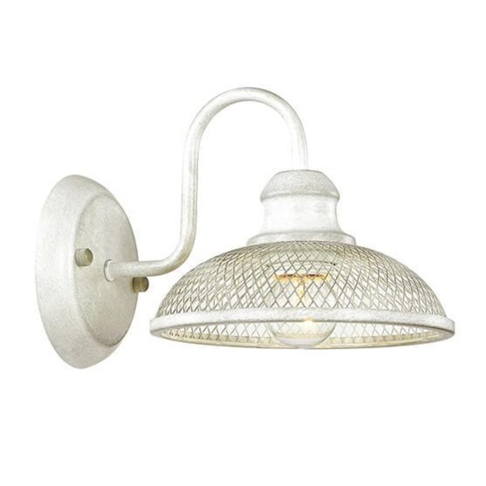 Бра ZEROME 1x40W E27 белый, золото 24x18x17см