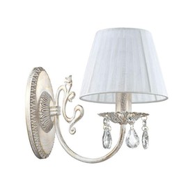 

Бра MAGALI 1x40W E14 белый с золотой патиной 26,5x16x24см