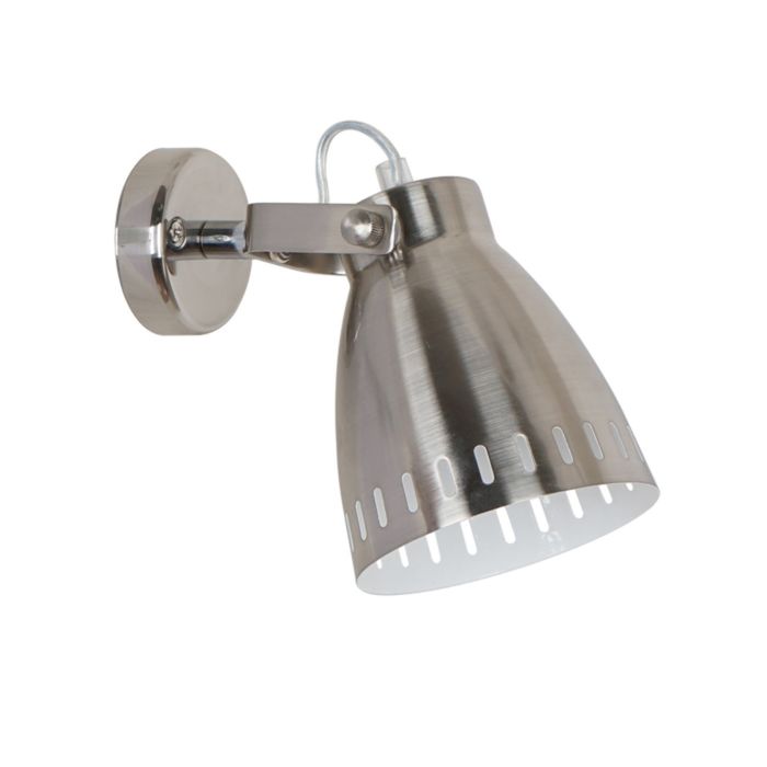 Бра MESTRE 1x60W E27 никель 12x22,5см