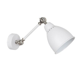 

Бра CRUZ 1x40W E27 белый, никель 14,3x22,5см