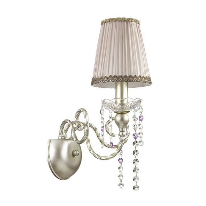 Бра AURELIA 1x40W E14 золотой, серебряная патина 28x39см