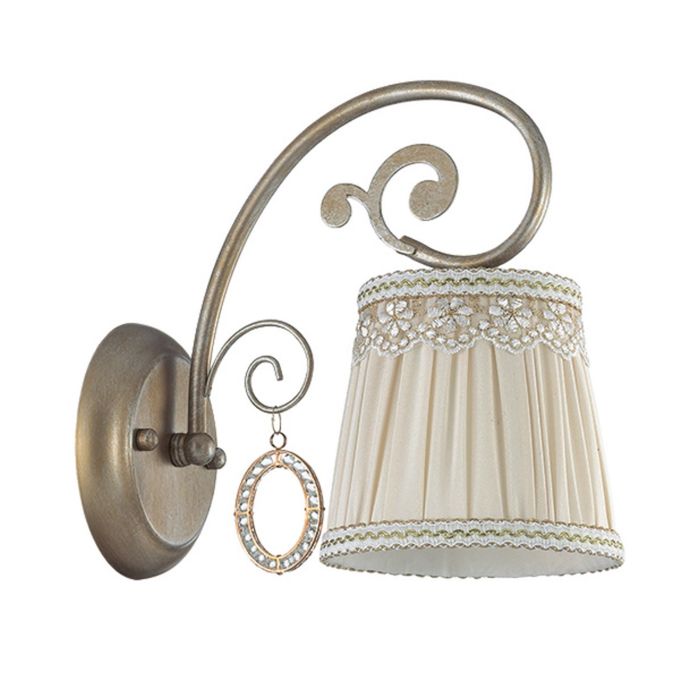 Бра OBENA 1x40W E14 перламутровый 13,5x27см