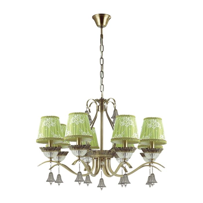 Люстра подвесная KLIMENTA 8x40W E14 бронзовый 75x75см