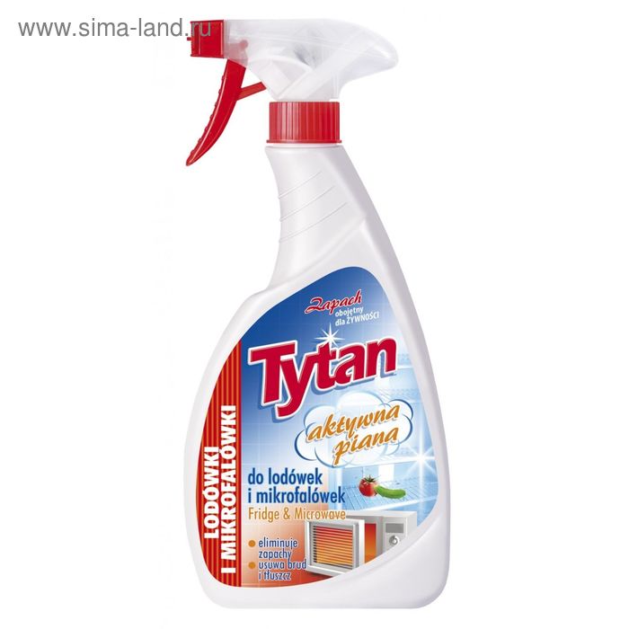 Жидкость для чистки холодильников и микроволновых печей Tytan, спрей, 500 мл