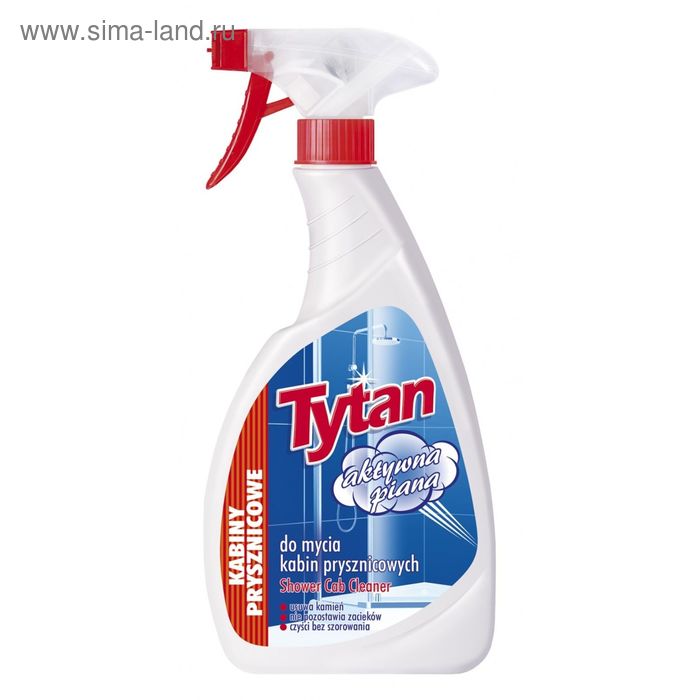 Жидкость для чистки душевых кабин Tytan, спрей, 500 мл