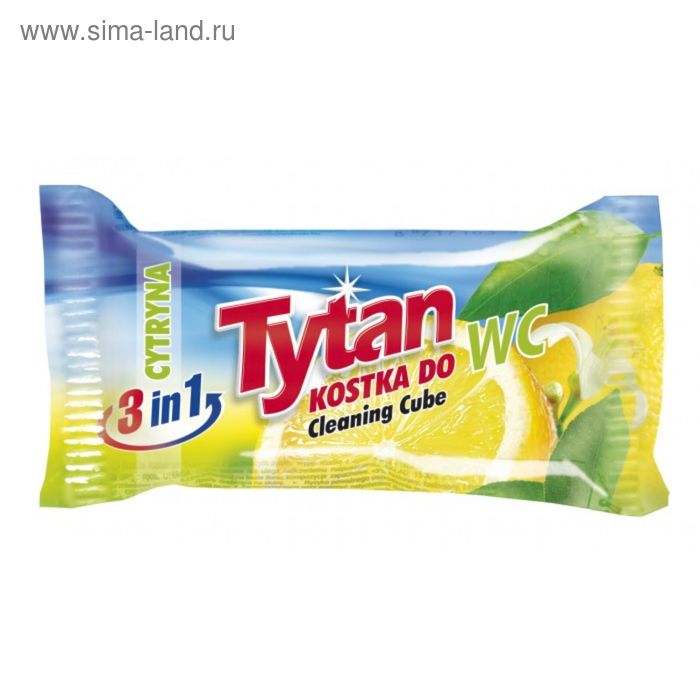 Двухфазный туалетный ароматизатор Tytan «Лимон», запасной блок, 40 г