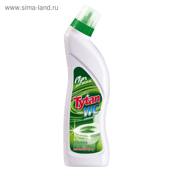 Антибактериальное моющее средство для туалета Tytan, зелёное, 700 г