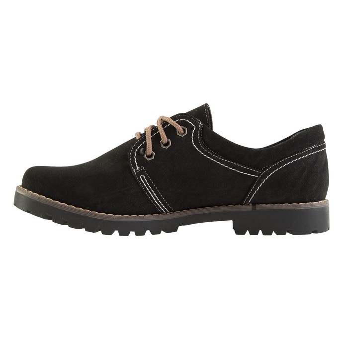 Полуботинки женские, цвет чёрный, размер 39