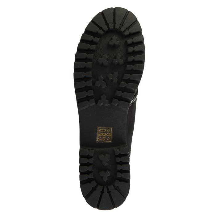 Полуботинки женские, цвет чёрный, размер 39