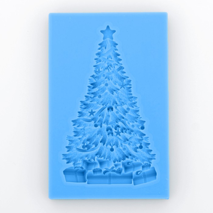 Молд "Новогодняя ёлка с подарками"