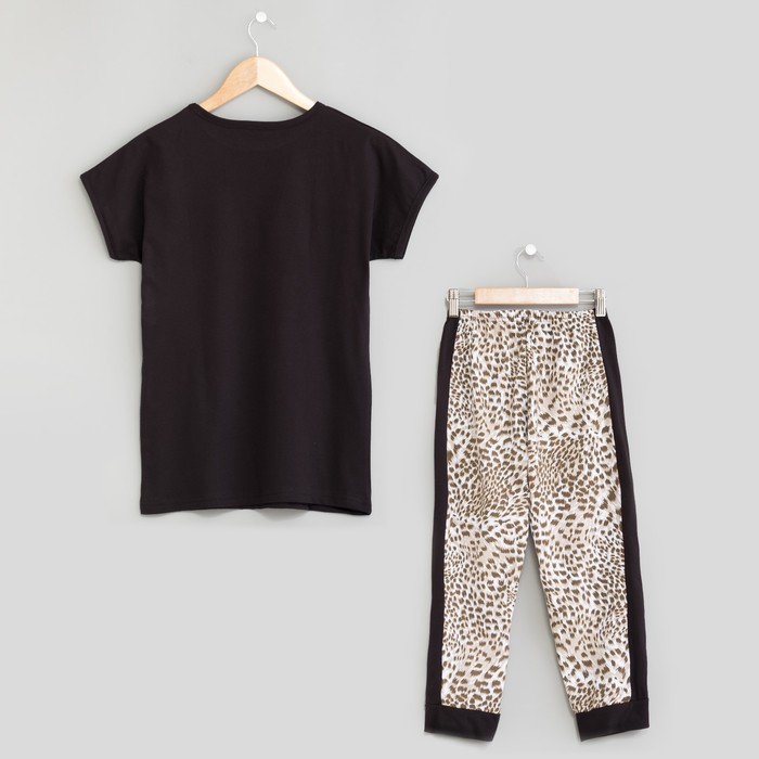 Комплект женский (футболка, бриджи) КФБ210 цвет МИКС, р-р 54