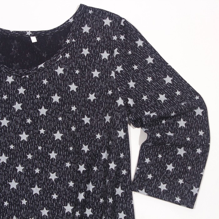 Комплект женский (туника, бриджи) КД104 цвет чёрный, р-р 54