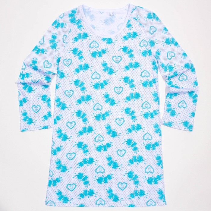 Сорочка женская 101 цвет голубой, р-р 48