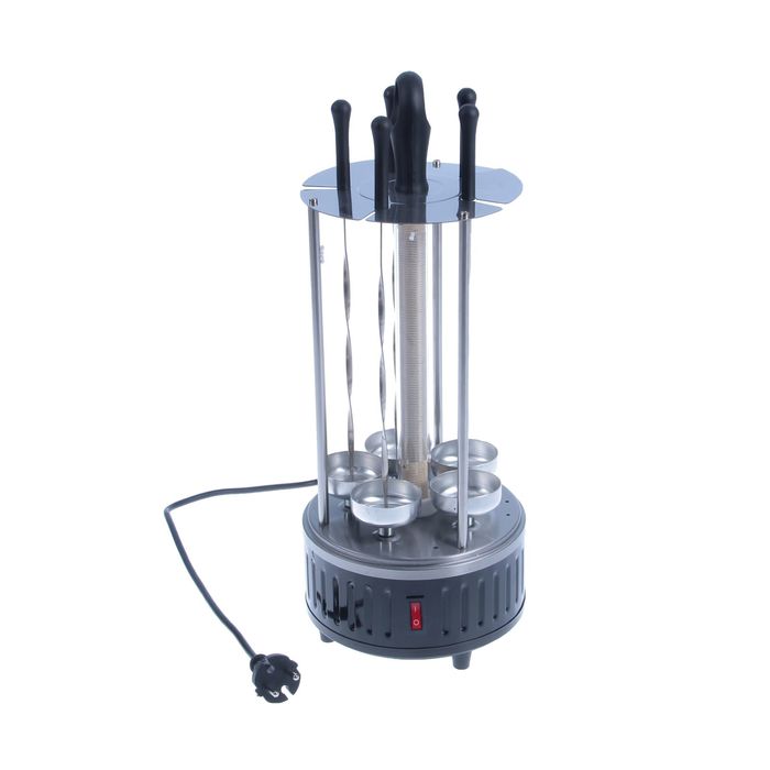 Шашлычница электрическая WILLMARK OC-288, 1000 Вт, 5 шампуров