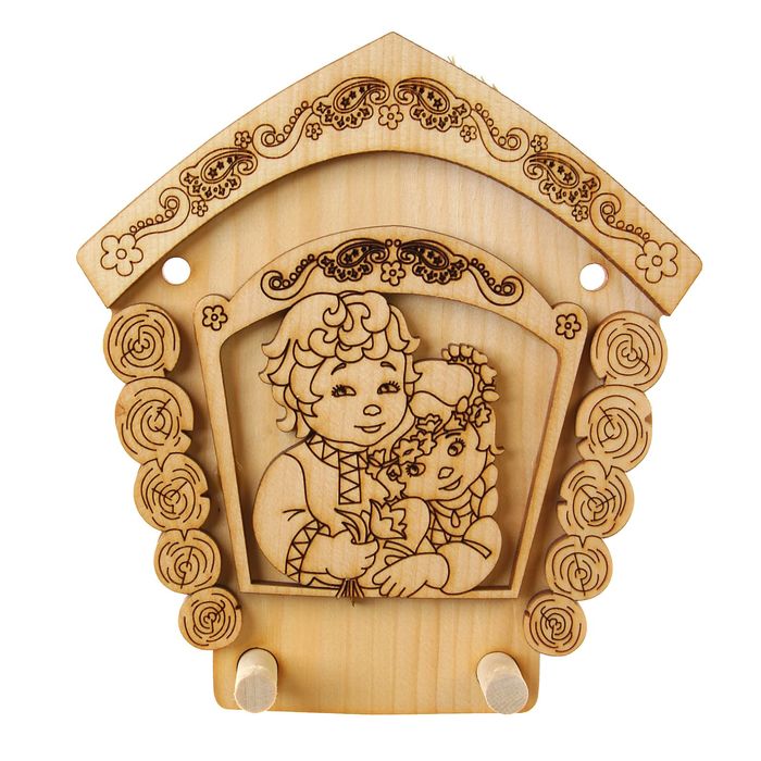 Ключница "Парочка", КЕДР, 15х14 см