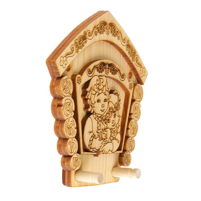 Ключница "Парочка", КЕДР, 15х14 см