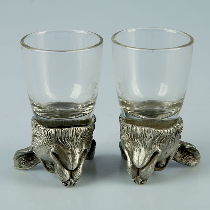 Набор из 2-х стопок «Собака Чихуахуа», 50 мл