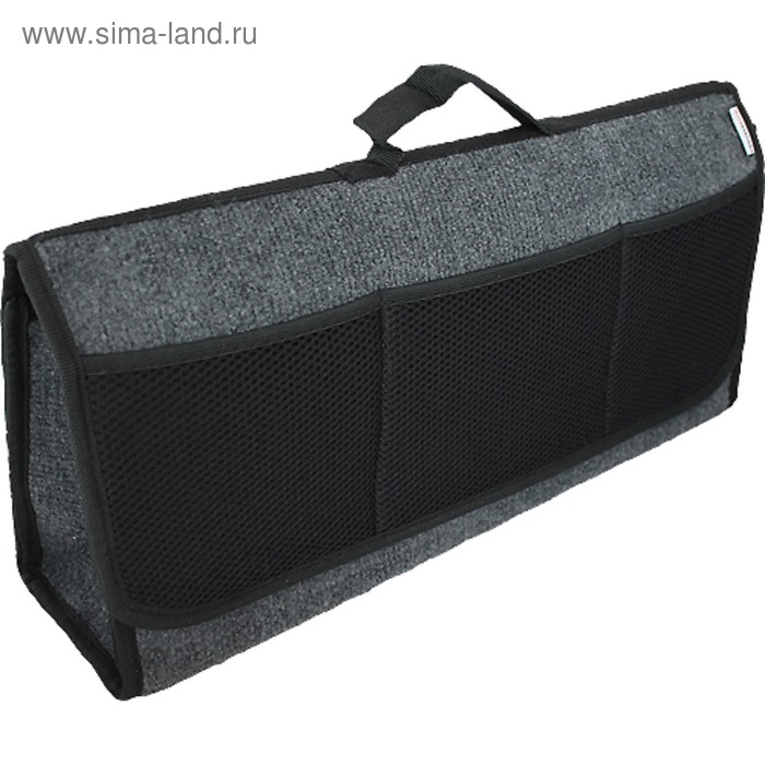 Органайзер багажника, войлочный 12х50 см, чёрно-серый