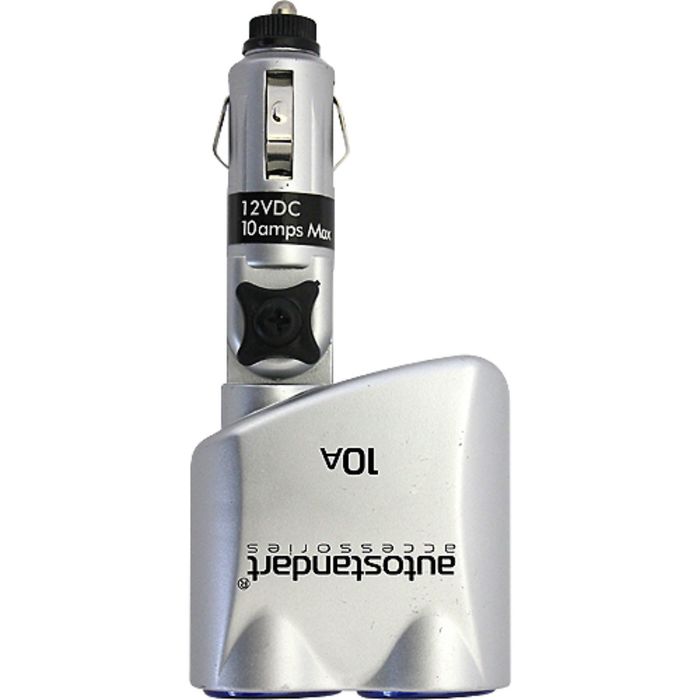 Разветвитель прикуривателя на 2 гнезда "ADJUST I", регулируемый, 12/24В, 10А