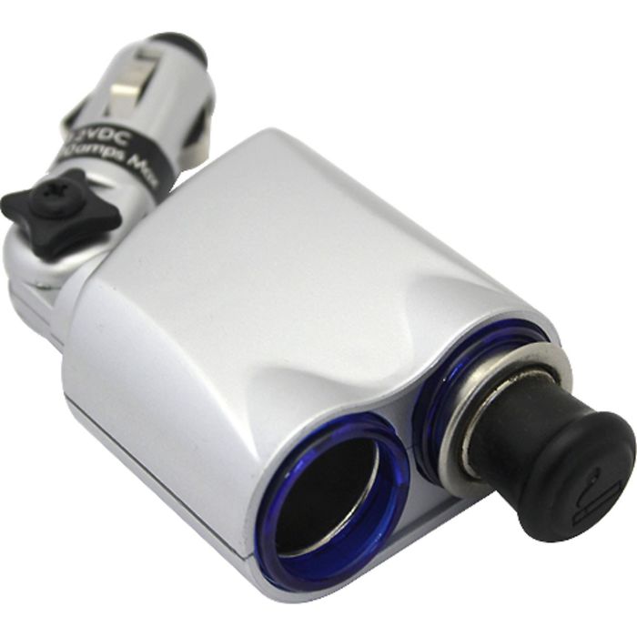 Разветвитель прикуривателя на 2 гнезда "ADJUST I", регулируемый, 12/24В, 10А