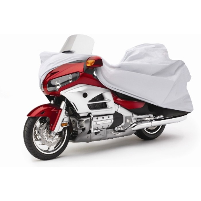 Чехол-тент для мотоциклов Touring 260 х 100 х 130 см (XXL), серебряный чехол тент для мотоциклов и скутеров 246 х 104 х 127 см xl серебряный