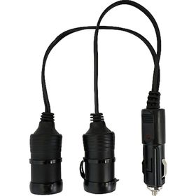 

Двойник прикуривателя 2 гнезда с защитными колпачками, 12/24В, 8А