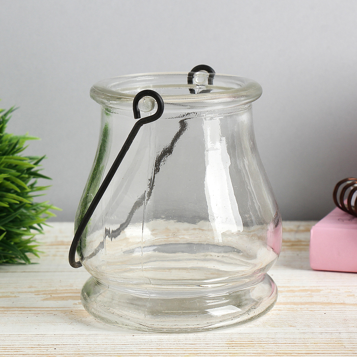 Растущая трава "Стеклянная баночка" 9,5х4х4 см