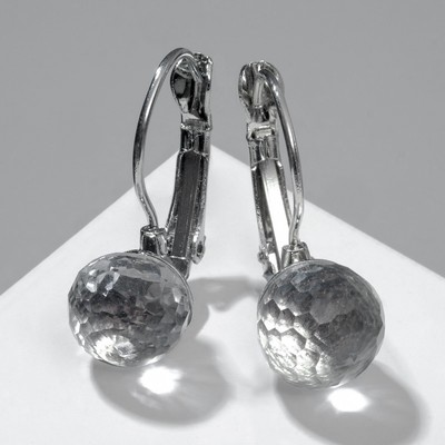 Серьги со стразами