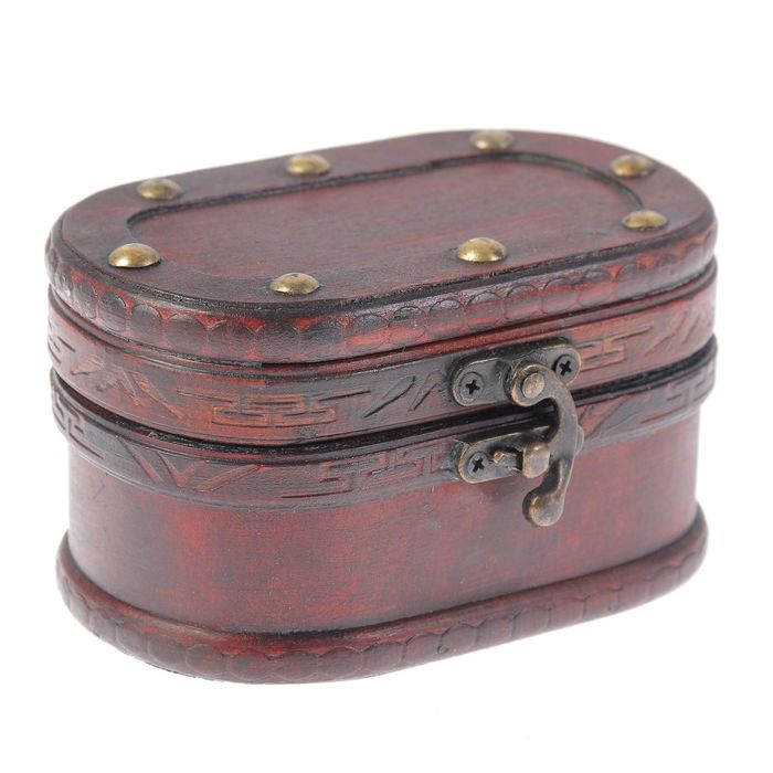 Шкатулка дерево сундучок "Средневековье" 7х13х8 см