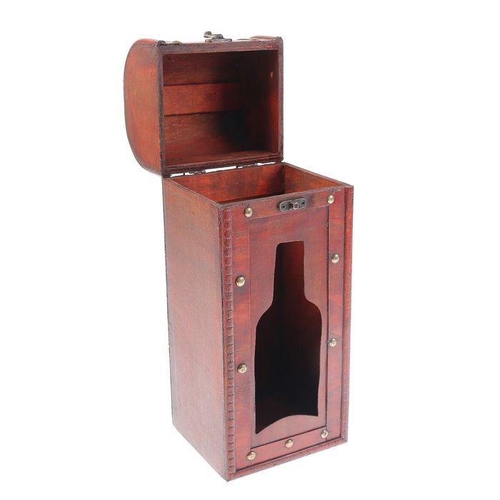 Шкатулка дерево под бутылку "Бутыль" 33,5х13,5х12,5 см